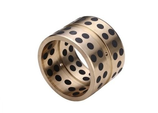 Graphite Lubrication CuZn25AI5Mn4Fe3 VSB-50 Solid Bronze Bushing