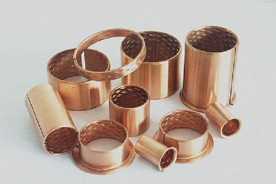 High Load Capacity CuSn8P CuSn6.5P Wrapped Bronze Bushings